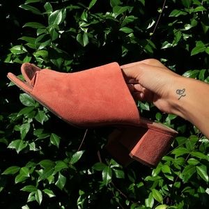 Pastel Pink Mule Shoes